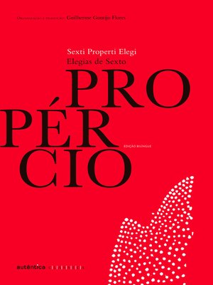 cover image of Elegias de Sexto Propércio